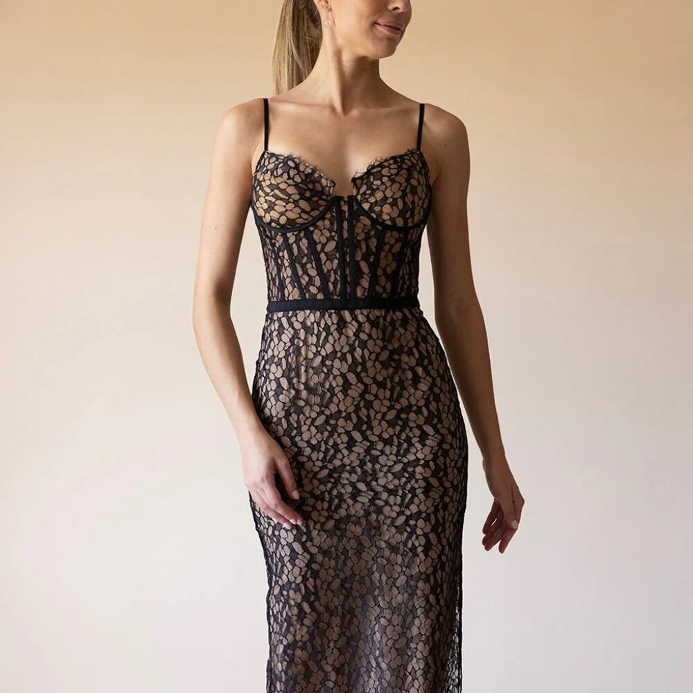 SIMKHAI Ruth Bustier Dress - Picture 2 of 2